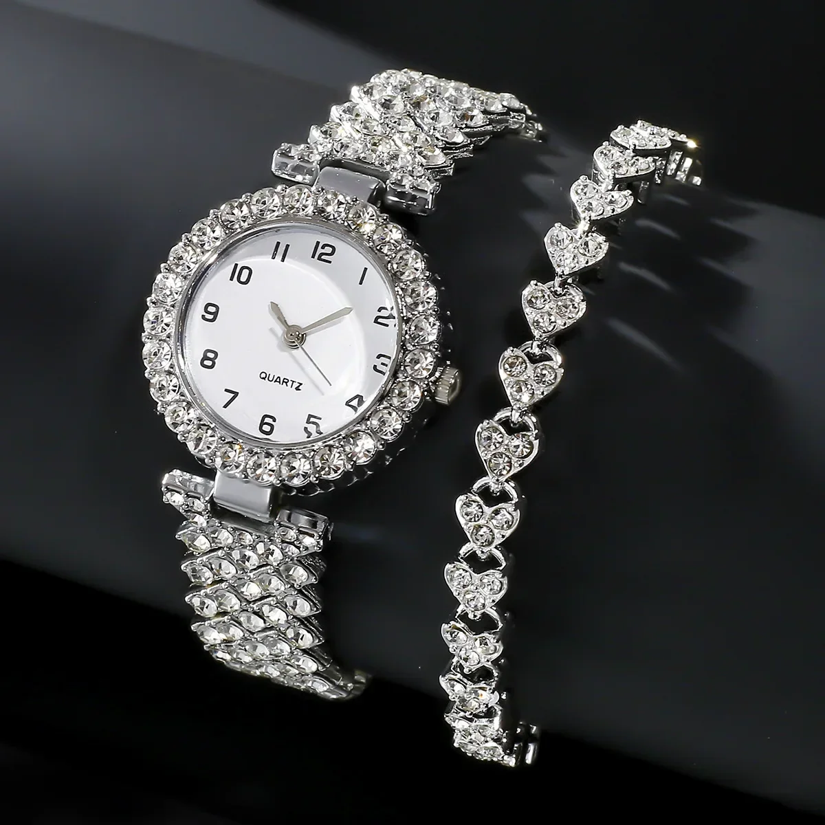1pcs/2pcs Luxury Fashion Women - Luxury Watch Ladies 评论和价格