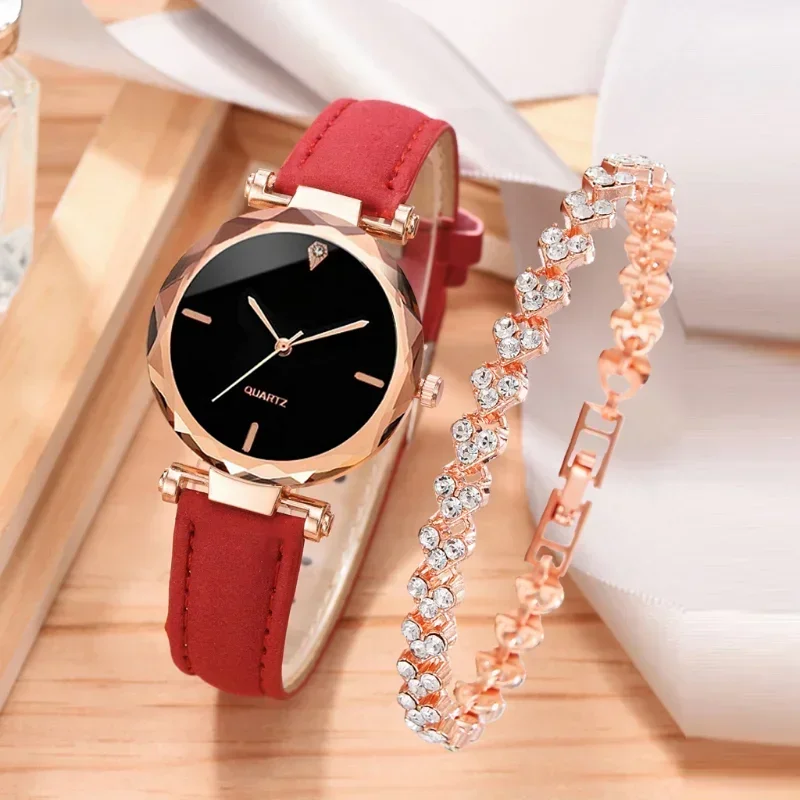 2PCS Set Luxury Watch Women Br - Luxury Watch Ladies 评论和价格