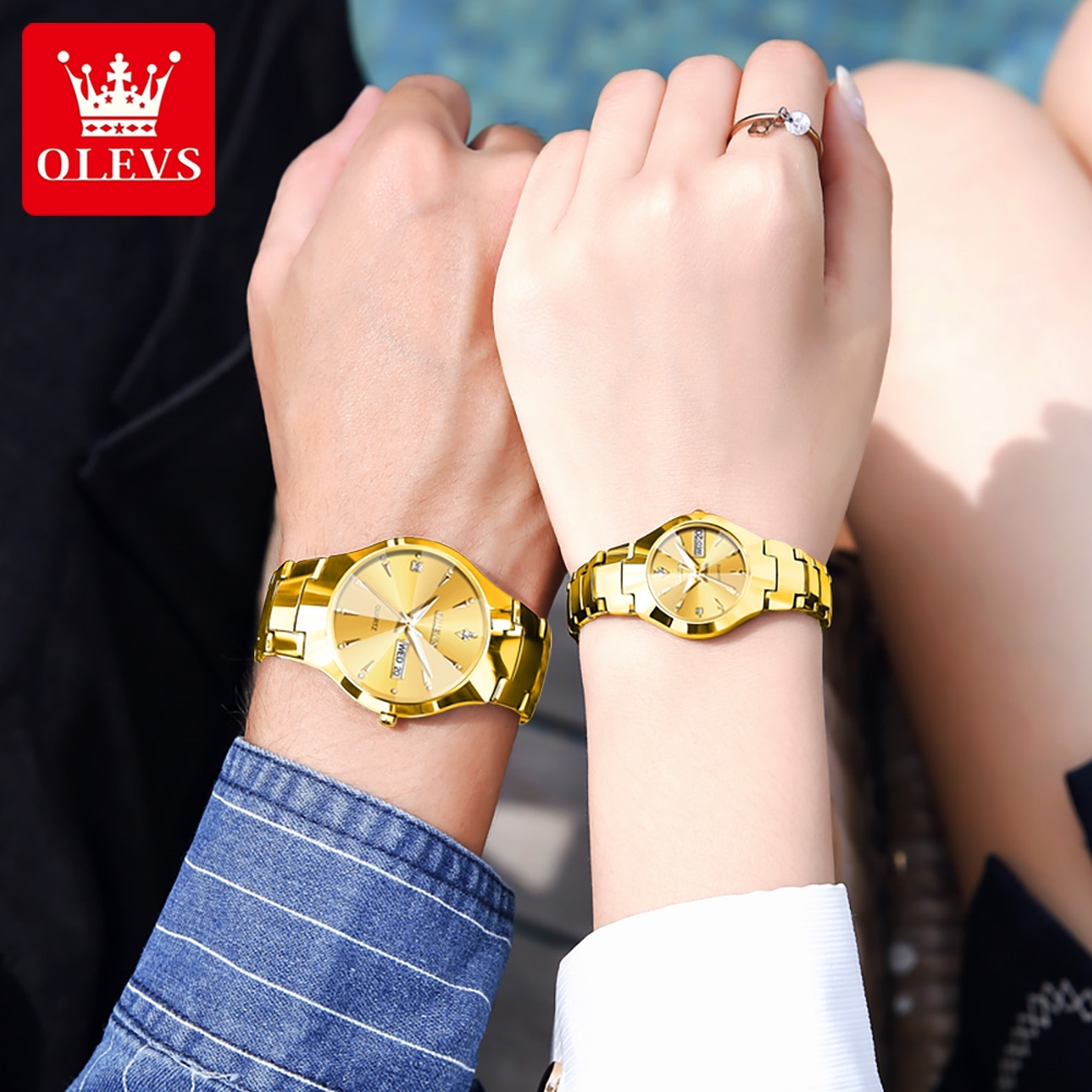 OLEVS TOP Brand Gold Watches f - Luxury Watch Wallpaper 评论和价格