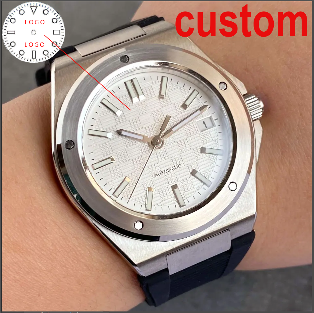 Custom New Silver 40mm Round B - Luxury Watch Japan 评论和价格