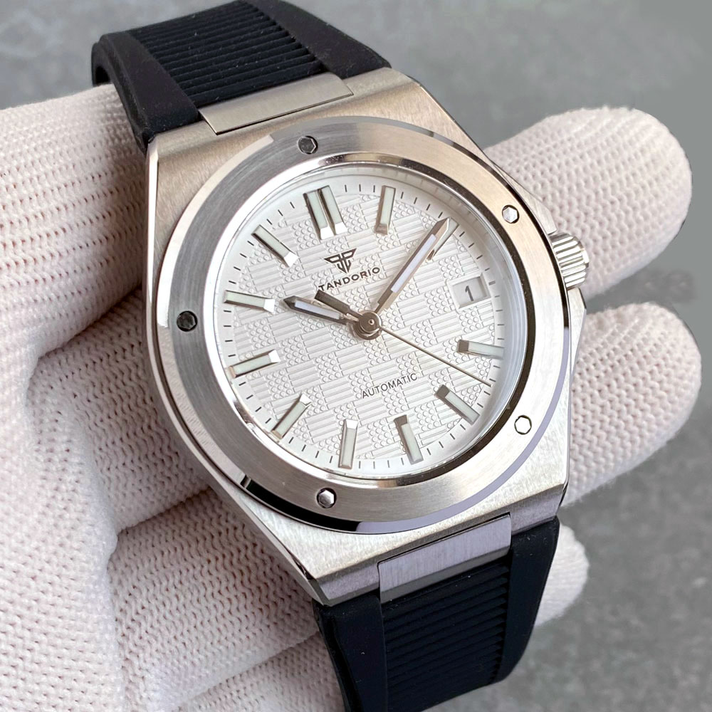 Custom New Silver 40mm Round B - Luxury Watch Japan 评论和价格