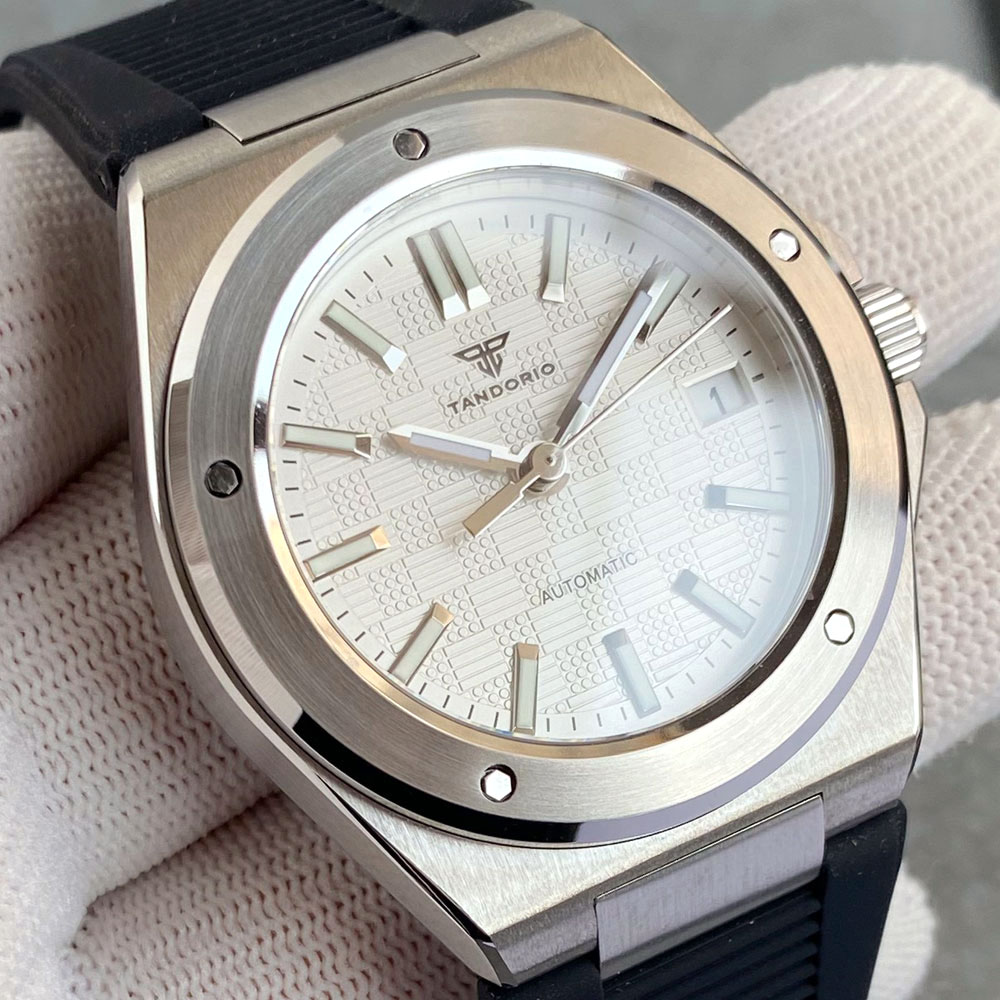 Custom New Silver 40mm Round B - Luxury Watch Japan 评论和价格