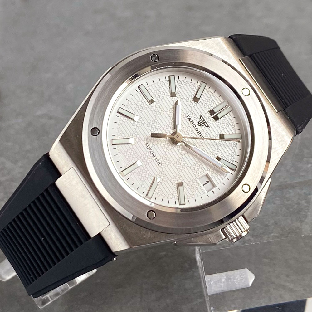 Custom New Silver 40mm Round B - Luxury Watch Japan 评论和价格