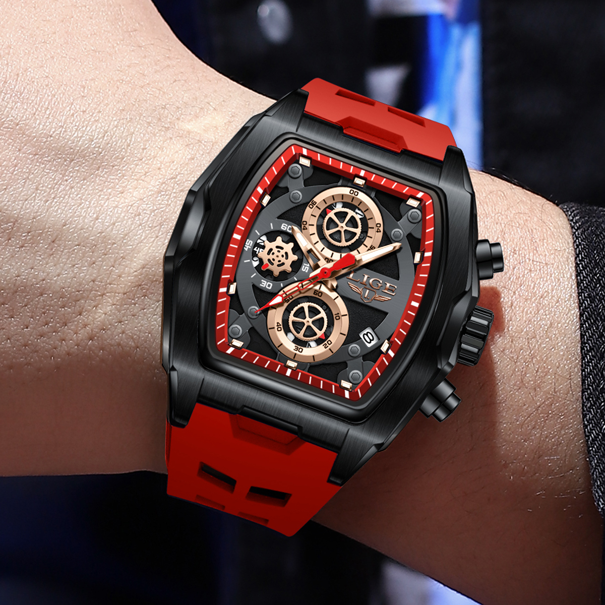 LIGE Hot Sale Fashion Men Quar - Luxury Watch Sale 评论和价格