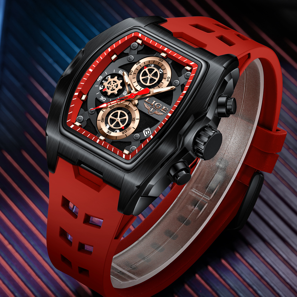 LIGE Hot Sale Fashion Men Quar - Luxury Watch Sale 评论和价格