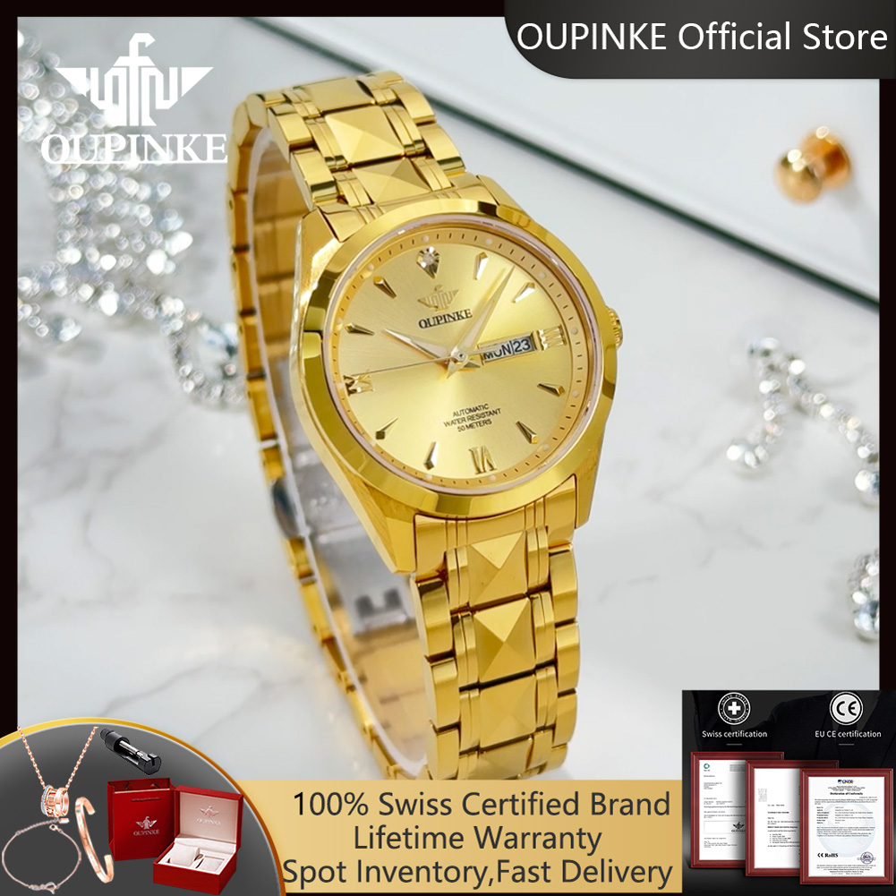 OUPINKE 3306 Real Diamond Woma - Luxury Watch Japan 评论和价格