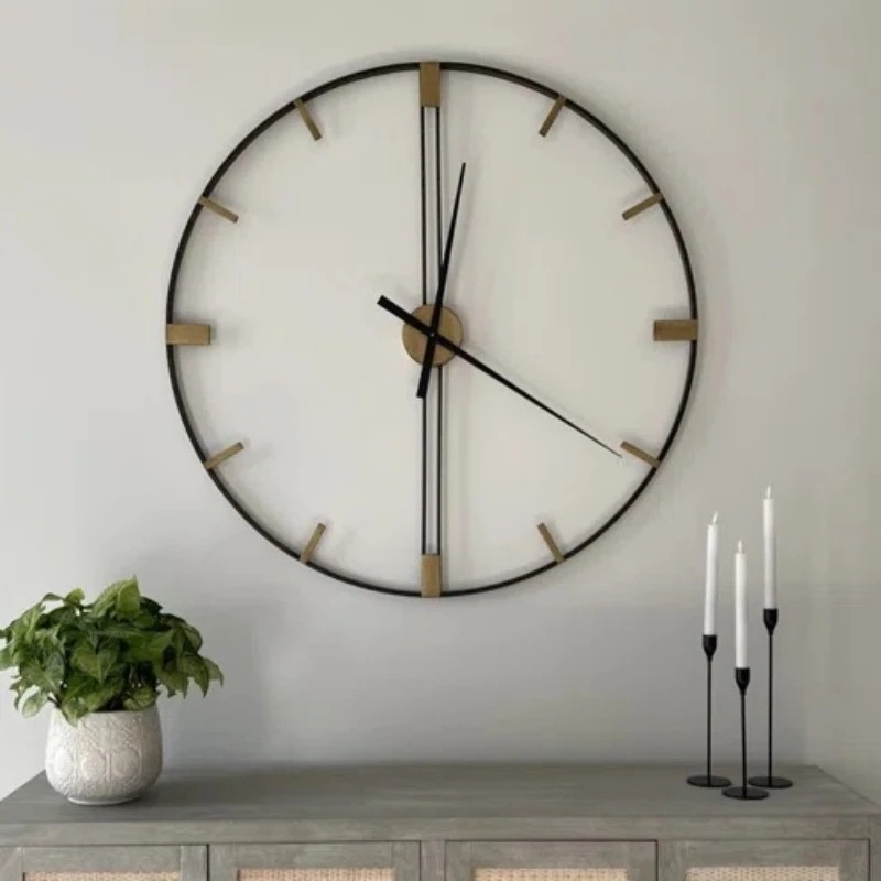 Large Luxury Silent Wall Clock - Luxury Watch Europe 评论和价格