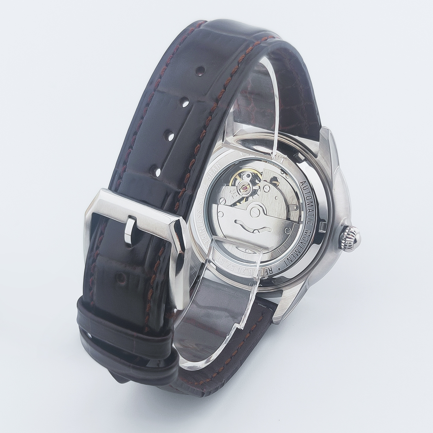 CUSTOM Logo 41mm MIYOTA8215 Au - Luxury Watch Logo 评论和价格
