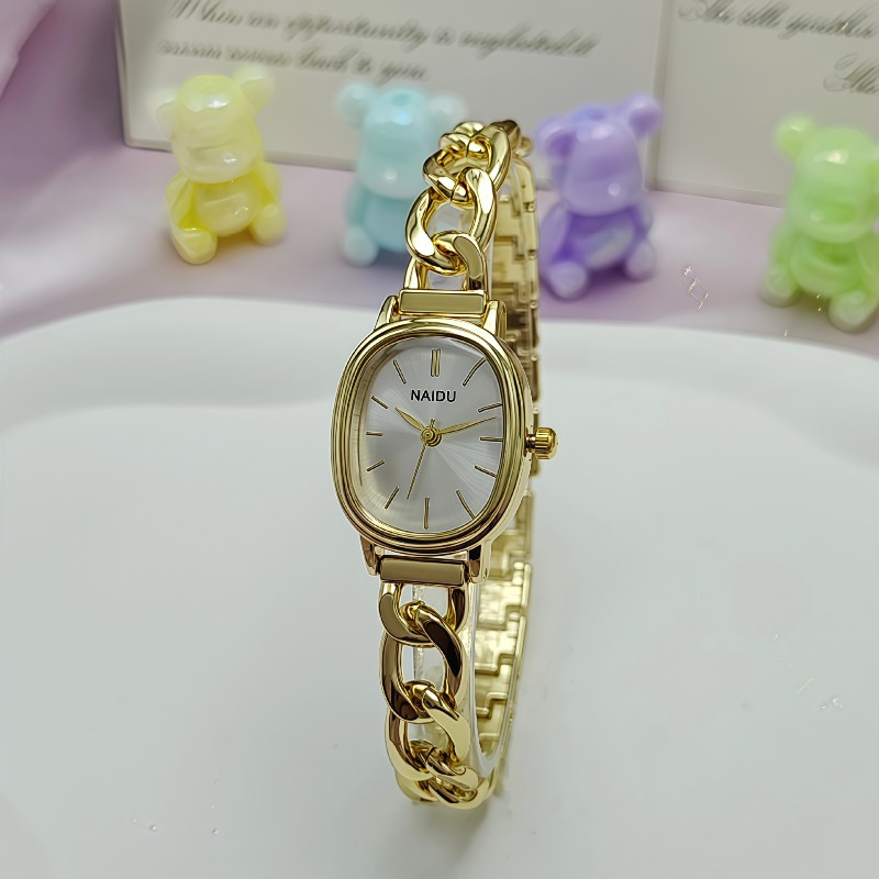 Fashion Women Oval Dial Quartz - Luxury Watch Ladies 评论和价格