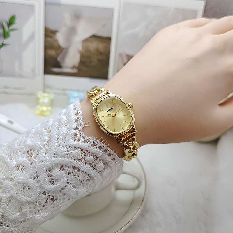 Fashion Women Oval Dial Quartz - Luxury Watch Ladies 评论和价格