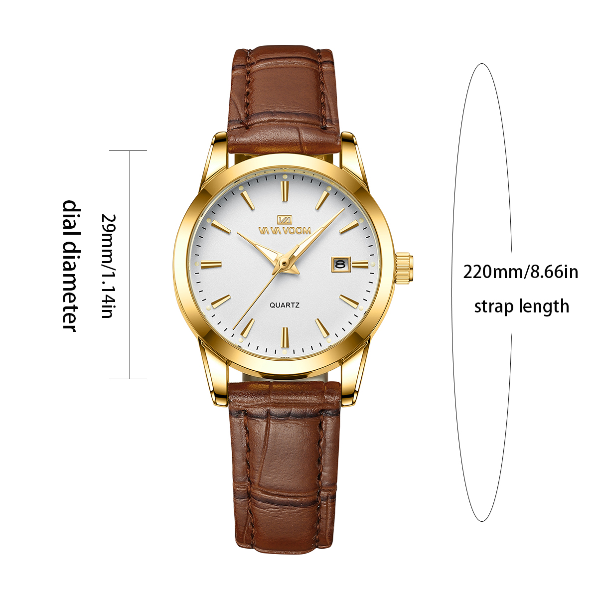 Women Watches Fashion 29mm Min - Perpetual Calendar Watch 评论和价格