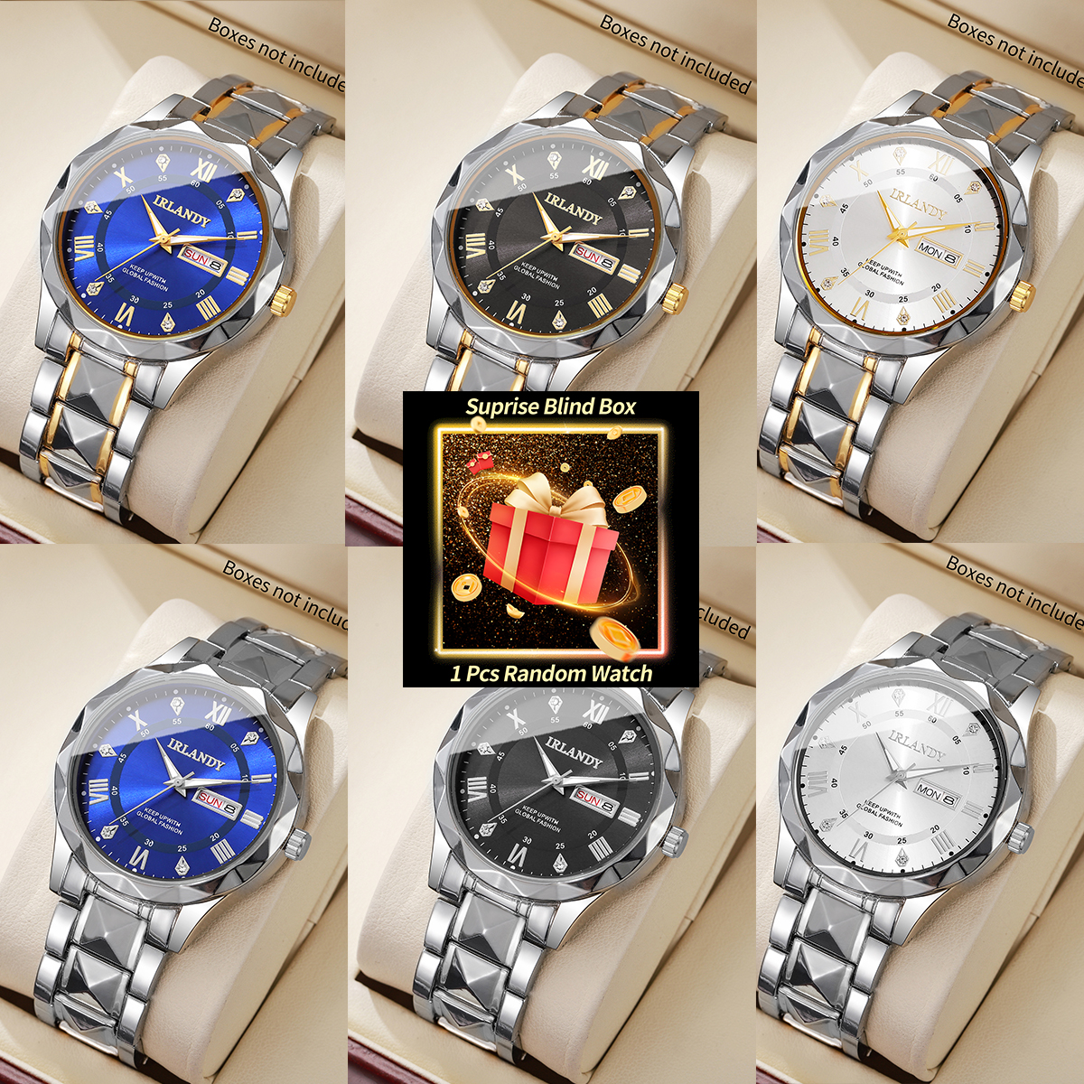 1PC Surprise Mystery Watch Bli - Luxury Watch For 评论和价格