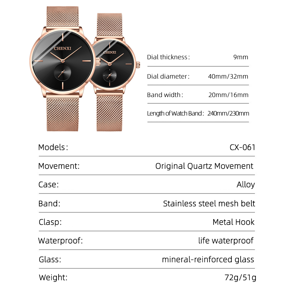 CHENXI Luxury Waterproof Men W - Luxury Watch Wallpaper 评论和价格