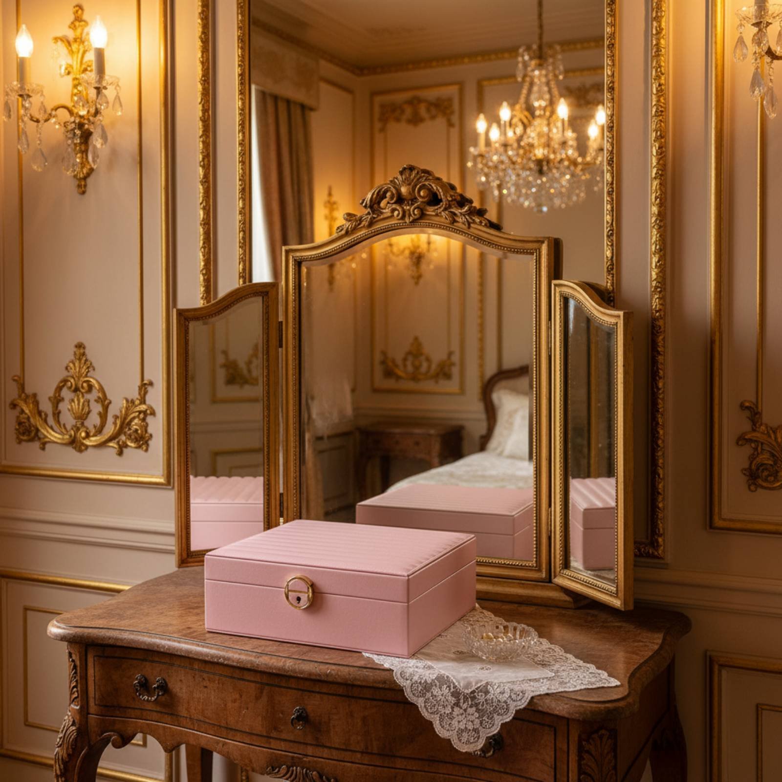 Multi-Tier Jewelry Box Soft Lu - Luxury Watch Tier 评论和价格