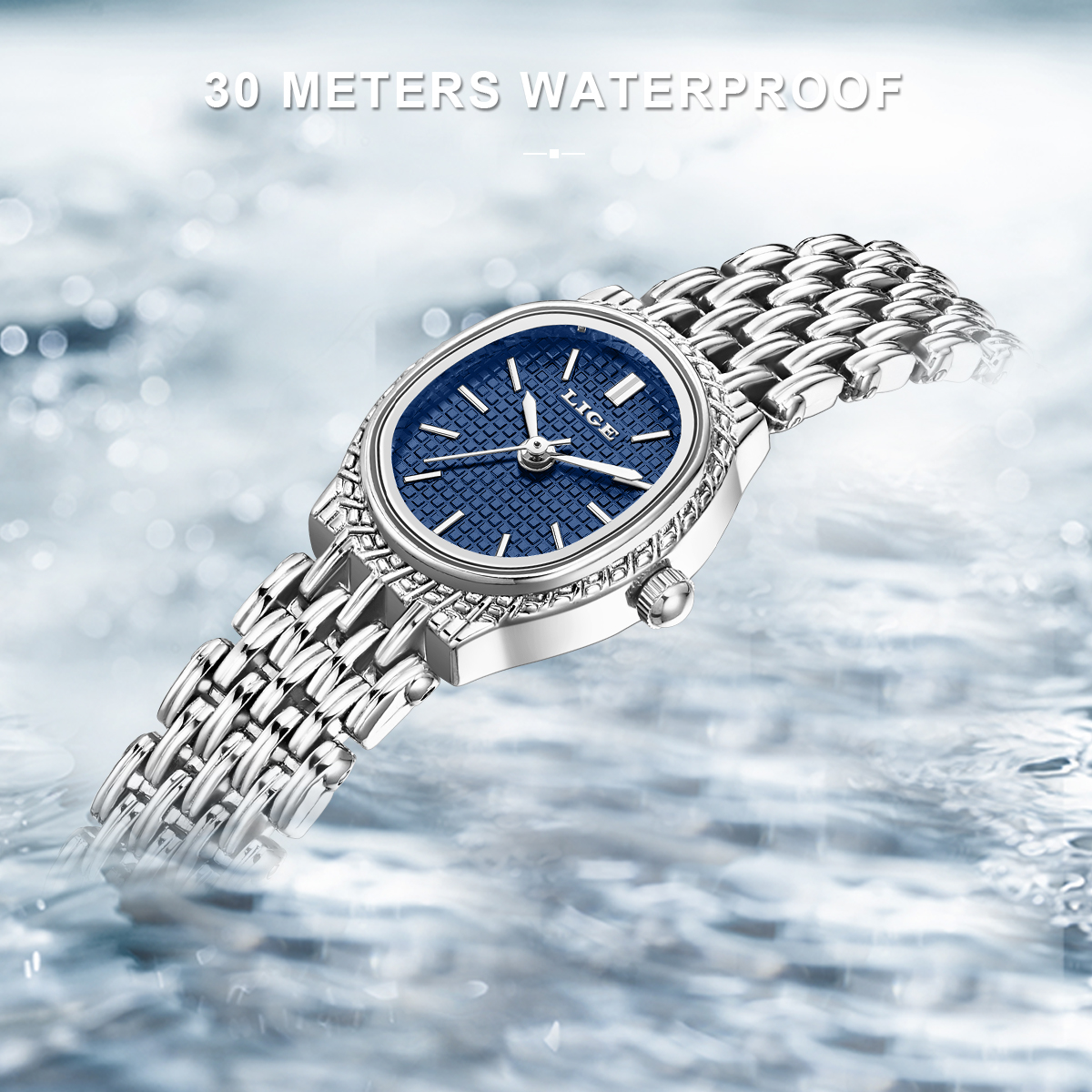 LIGE Fashion Elegant Quartz Wo - Luxury Watch For 评论和价格